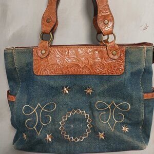 M.C. Denim Satchel